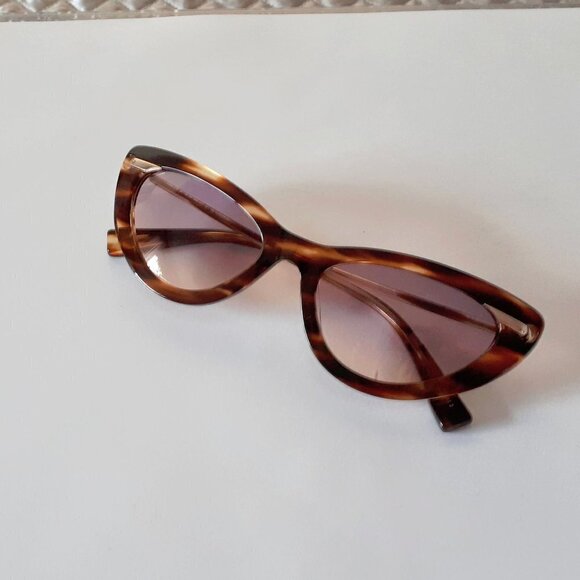 NWT Derek Lam tortoise shell cat eye sunglasses - Picture 9 of 12